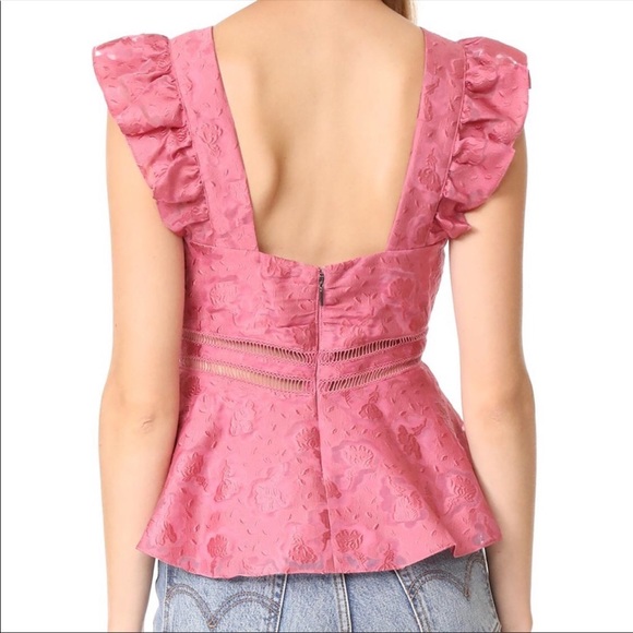 Rebecca Taylor Top in Pink - Picture 2 of 8